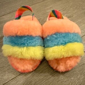 UGG Fluff yeah sandals Toddler Girls‎ 7c